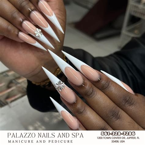 Palazzo nails - Nail Salon. Acrylic nails. Dip powder. Gel manicures. Manicure. Nail art. Pedicure. … View more. Address and Contact Information. Address: 516 W Main St suite …